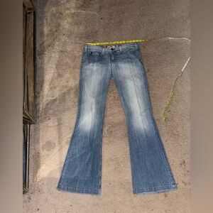 Juicy Couture Flare Leg Denim Jeans Unique Butt Size 30
